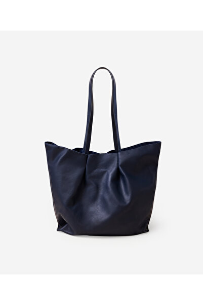 Yargıcı Draped Leather Shoulder Bag