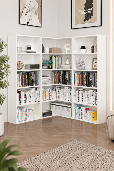 homeizi Adel Köşe Set 4 - Beyaz