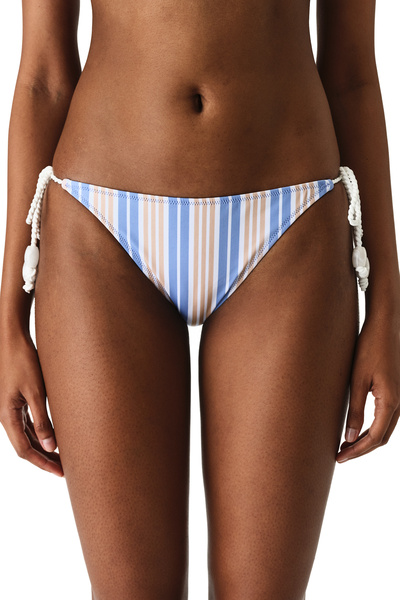 Penti Irene Striped Mid-Waist Bikini Bottom