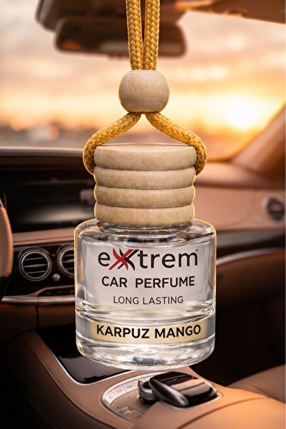 Dekoratif Asma Oto Kokusu Karpuz & Mango 8 ml - Sigara Kokusu Giderici Araba Kokusu Oto Parfümü