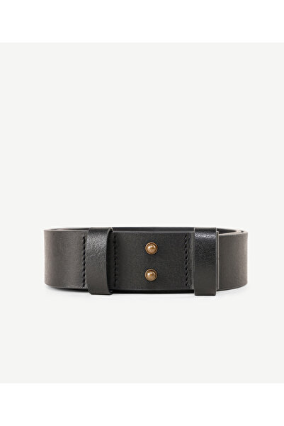 Yargıcı Leather Belt with Trock