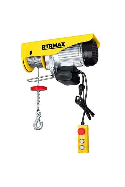 Rtrmax RTM490 Elektrikli Vinç - Caraskal 1900W 600/1200 Kg Bakır Sargı
