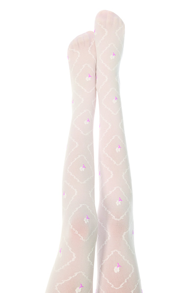 Penti Hübsche Strumpfhose mit Diamantblumenmuster für Mädchen