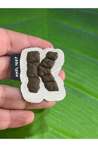 Gönülden Tasarım 4X3 cm Embossed Letter K Crest Cream Color