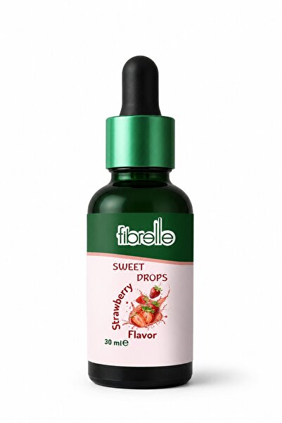 Fibrelle Çilek Aromalı Sıvı Tatlandırıcı 30 ml Damlalıklı - Kahve, İçecek Ve ...
