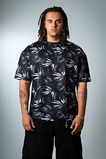 UKHWD SUPPLY Festival Darkness Drytech Oversize Men's T-Shirt Uk1169Sy