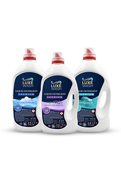 Luxe Wash Pachet 3x5L Detergenți – Curățenie Profesională și Parfumuri Premium