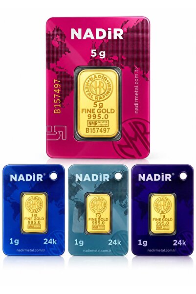 Tuğrul Kuyumculuk Nadir Gold 8 Gram (5+3) Külçe Gram Altın 24 Ayar