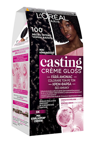 L'Oreal Paris Casting Creme Gloss 100 Negru Intens