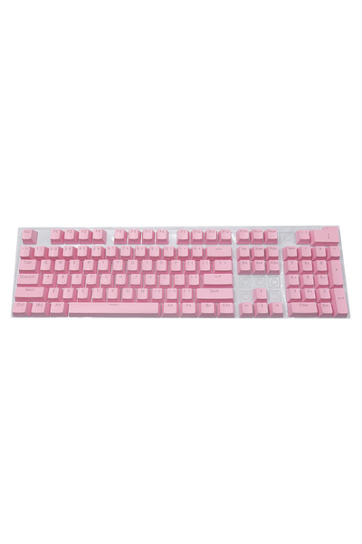 Choice Pink 104pcs ABS Universal Mechanical Keyboard Keycaps Ergonomic Blank ...