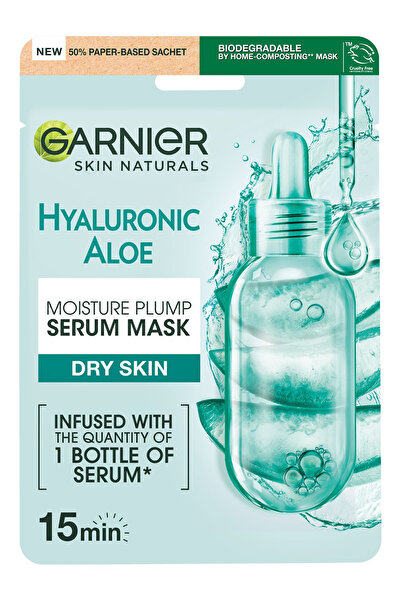 Garnier Masca servetel cu acid hialuronic si aloe vera pentru toate tipurile ...