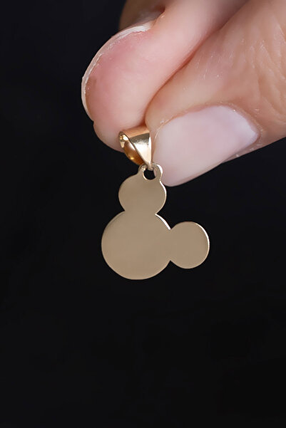 Bayar Gold 14 Ayar Altın Mickey Kolye Ucu