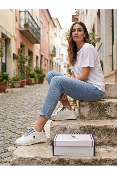 U.S. Polo Assn. Sona 5Fx White Women's Sneaker