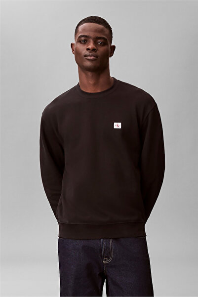 Calvin Klein Erkek Siyah Sweatshirtler