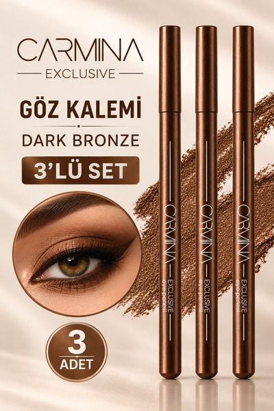 Huncalife Exclusive Göz Kalemi Dark Bronze - 3 Adet