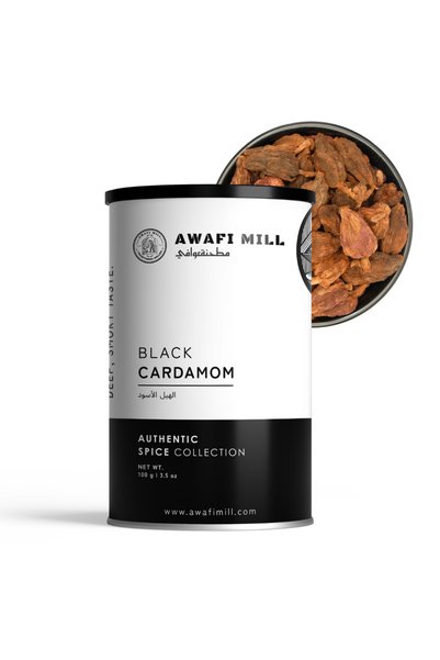 AWAFI MILL Black Cardamom 100 g | Badi Elaichi | Amomum subulatum