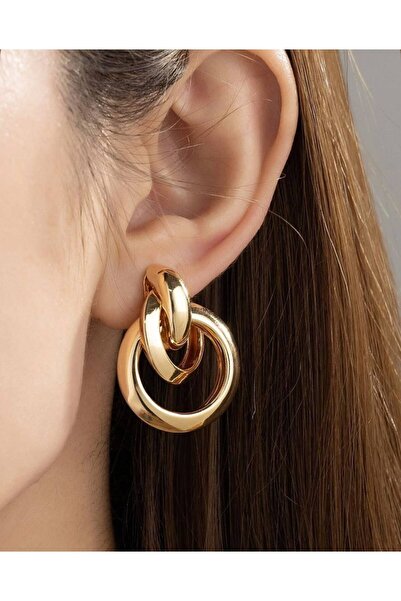Marchen Collection Kadınlar Içiçin Trend Lüks Gold Renk Iç Içe Görünümlü Dair...