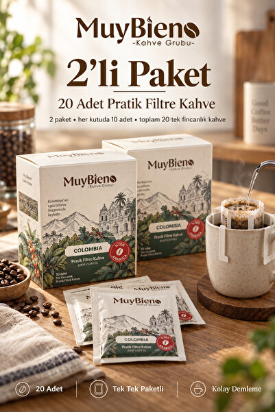 Mb Muybien Kahve grubu Kolay Kahve Kolombiya Medellin Avantaj Paketi 2x20 Top...