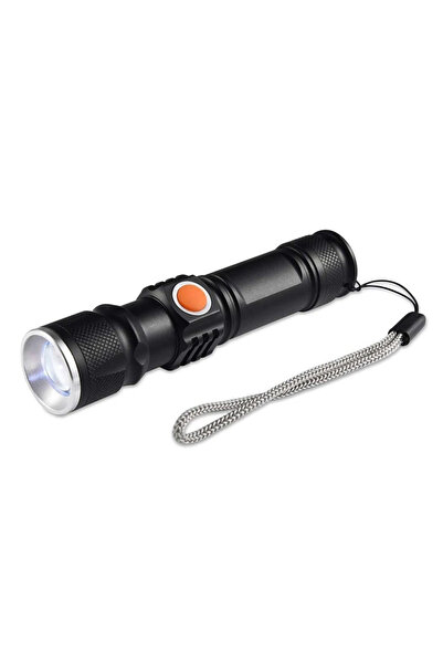 Alex Lanterna de Mana Mini ST 515/616 LED T6 Zoom si Incarcare Directa USB