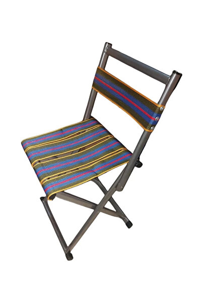OEM Scaun pliabil camping cu spatar Verde Mov