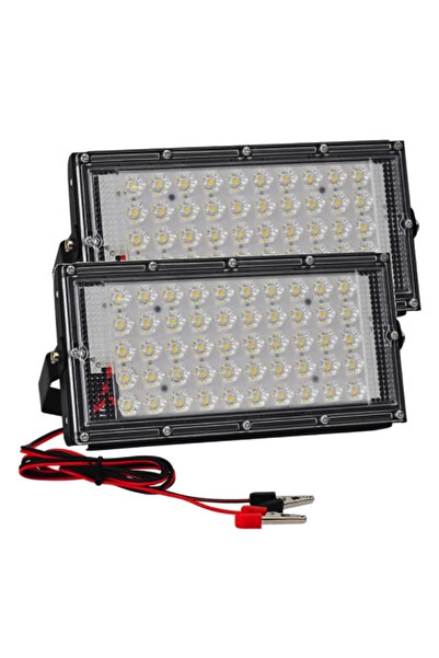 XL Set 2 Lampa Lucru 12v 50W 50 LED SMD Clesti CaiCai Proiector AUTO