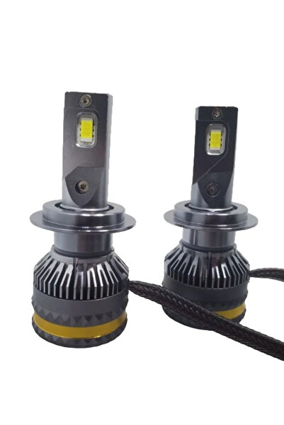Ruan Set 2 becuri auto H7 LED A8, 100W, 15000 Lumeni, Lumină albă 6000K