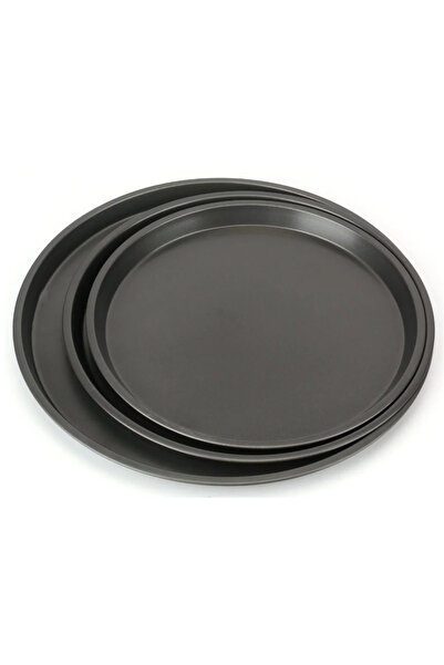 LILY Set 3 tavi rotunde pentru pizza din teflon