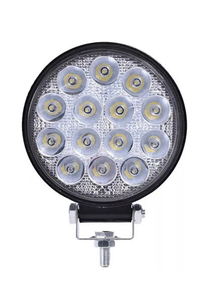 auto Proiector LED Offroad 14 LED-uri 42W rotund