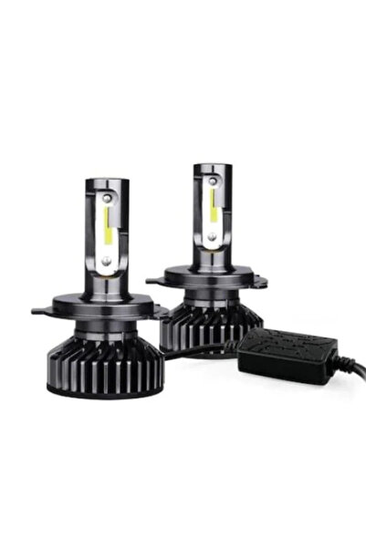 Ruan Set 2 becuri LED H11 F2 COB Canbus, 100W, lumina alb-rece, 12.000 lumeni