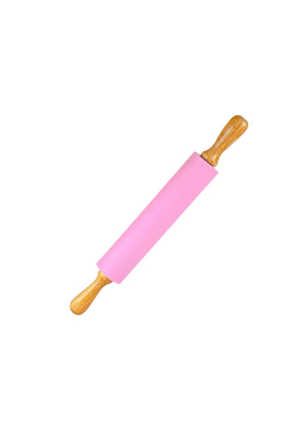 LILY Sucitor aluat Lemn Silicon 43 cm Roz Maro