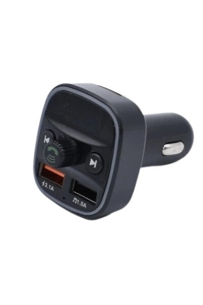 Ruan Modulator auto Q1 FM cu Bluetooth, 2 ieșiri USB, negru