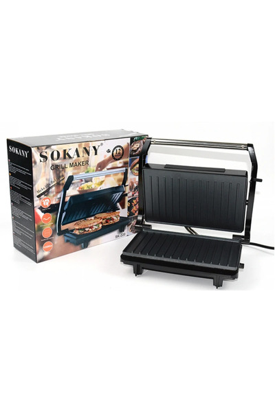 MOHAMED Sandwich Maker Grill tip gratar Sokany SK-220 1200 W placi anti-aderente