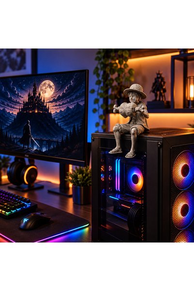 Figyfun PC Kasa Üstü Dekoratif Figürü – Oyuncu Masaüstü Aksesuarı