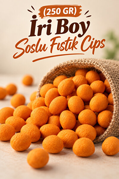 ÜLKÜ KURUYEMİŞ (250 GR) İri Boy Soslu Fıstık Cips Atıştırmalık