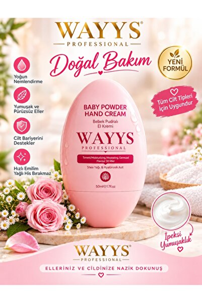 WAYYS professional Hand and Face Cream Baby Powder Moisturizer