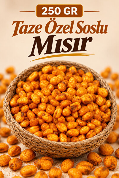 ÜLKÜ KURUYEMİŞ (250 GR) Taze Özel Soslu Mısır %100 Taze Kavrulmuş Hediyelik A...