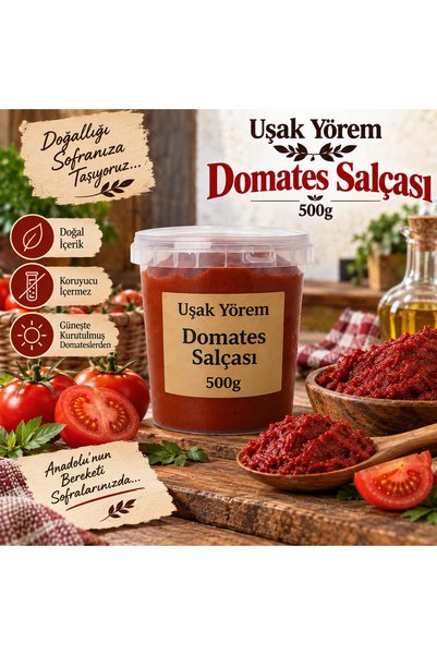 Uşak Yörem Şarküteri Domates Salçası Uşak Yörem