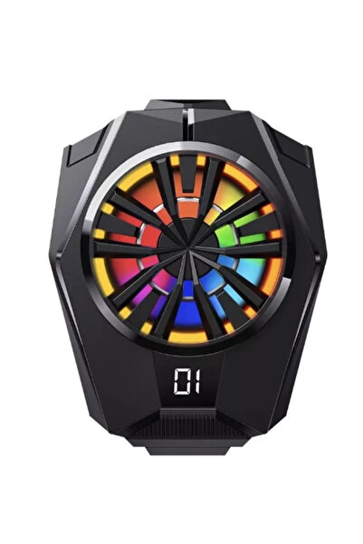 Mihai Ventilator de răcire pentru telefon cu afișaj digital Andowl Q CL8 USB C