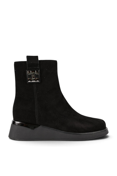 FEELİNG Ghete elegante, damă, FEELING, H1102-8557 negru, piele întoarsă 37