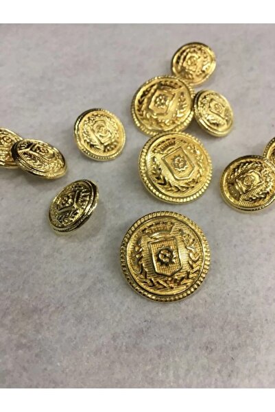 Zedhobi 8 Adet 15 Mm (1.5 Cm) Çelenk Model Gold Renk Trençkot Ve Blazer Ceket...