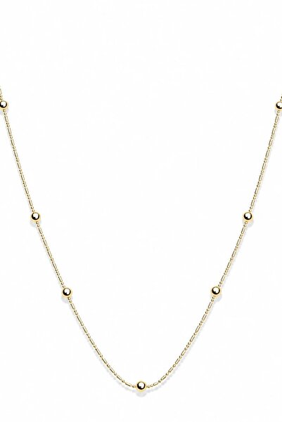 Leo'Stone Gold Minimal Toplu Zincir Kadın Çelik Kolye Altın Kararmaz Renk Atmaz