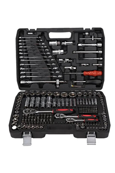 AisHa StoRe OnliNe Set de 216 piese: cheie cu clichet, biți și capete tubulare