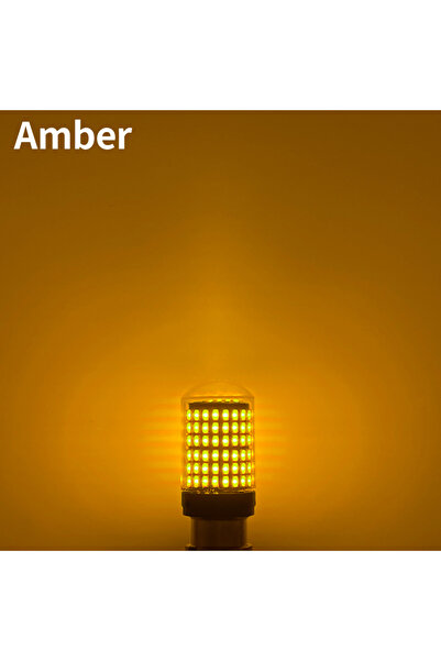 Choice17 2pcs 1156 BAU15S PY21W Amber 2pcs Car LED 1156 BA15S P21W BAU15S PY2...