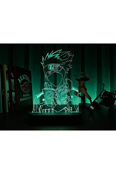 PETRADESIGN Naruto Kakashi Hatake Anime Masa Lambası