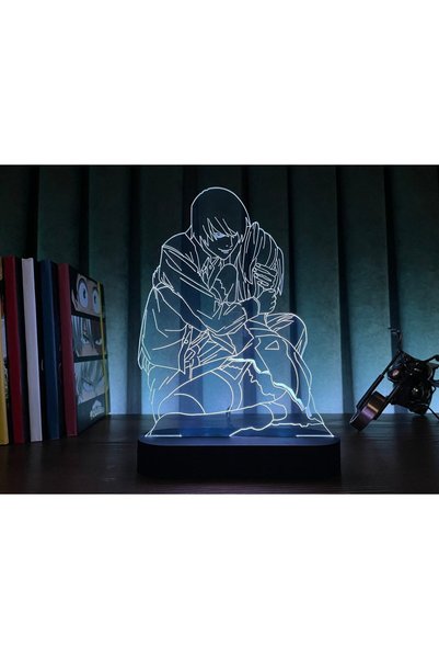 PETRADESIGN Death Note Light Yagami & Misa Amane Anime Masa Lambası