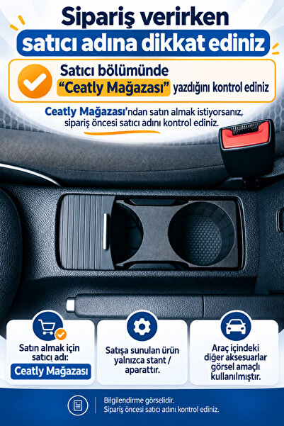 ceatly Volkswagen Golf 5 & 6 Bardaklık, Bardak Tutucu