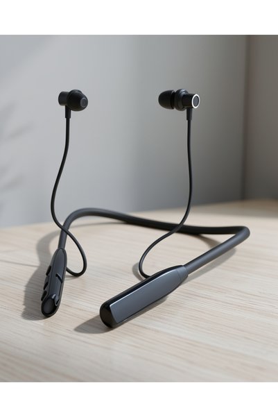 alemdarshop Boyun Bantlı Bluetooth Kulaklık, Kablolu ANC Yüksek Ses Kalitesi