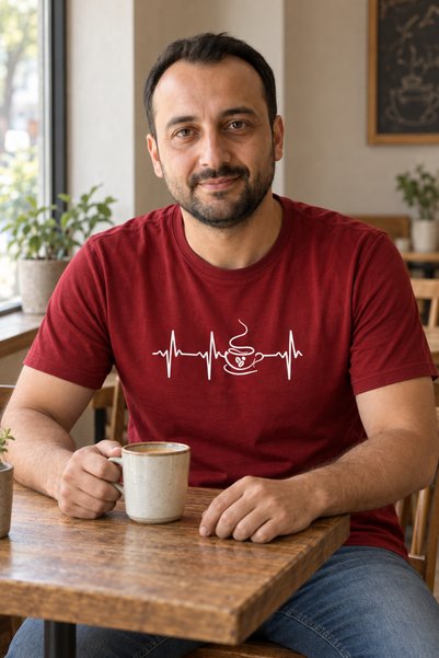 Satranç Medya Tricou Dragoste pentru Cafea