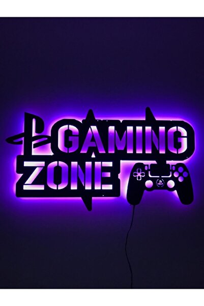 PETRADESIGN Gaming Zone Rgb Tasarımlı Işıklı Tablo