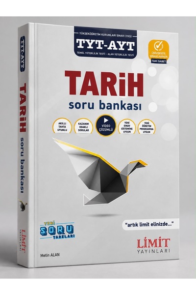 TYT AYT TARİH SORU BANKASI GRİ KAPAKLI